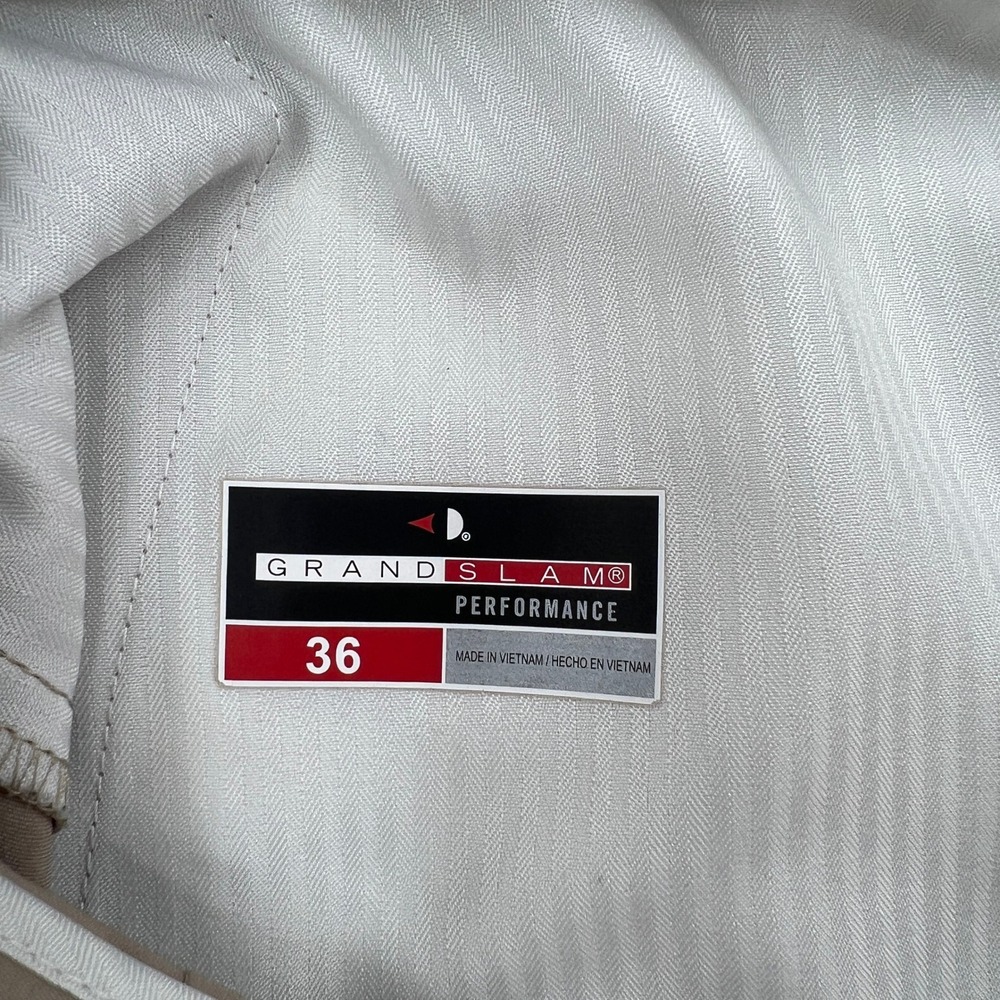 Pebble Beach Mens Tan Performance‎ Golf Shorts Size 36 Side Zip Pocket Khaki - Picture 9 of 14